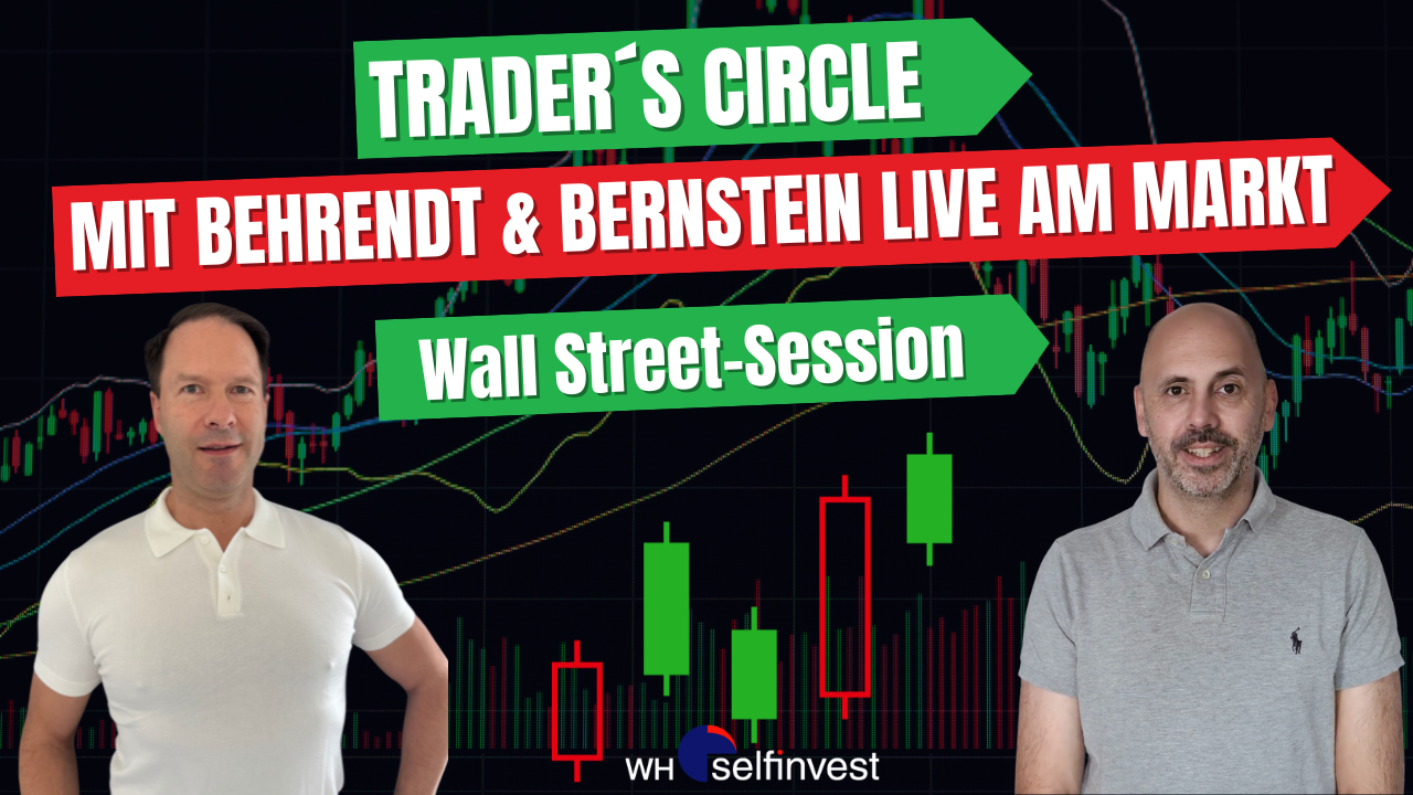 Traders Circle Wall Street Session Livetrading Aufzeichnung