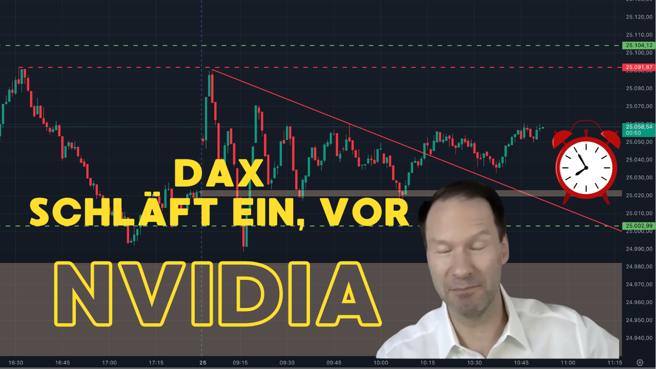 DAX Livetrading vor NVIDIA Zahlen