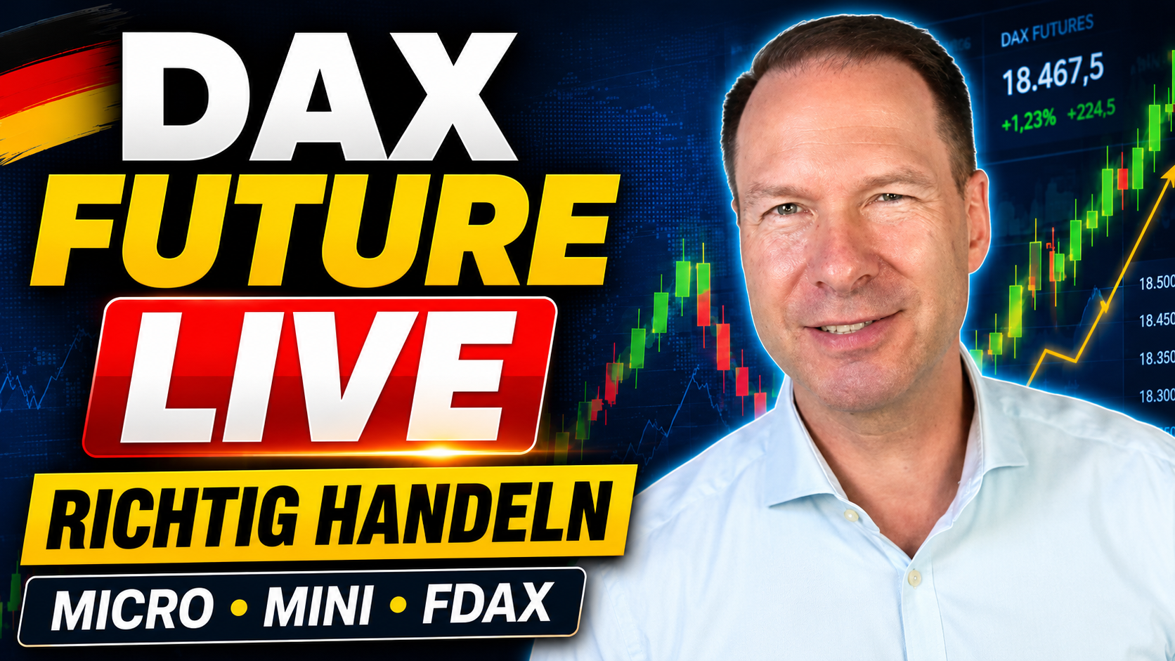 Livetrading DAX-Future im Traders Circle 1106