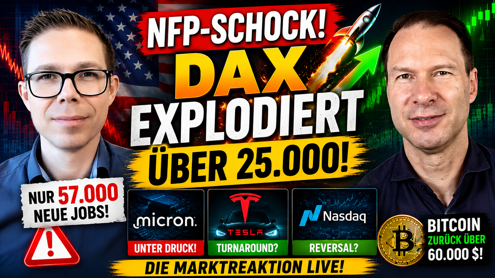 NFP Nasdaq LIVE Aktien 020726